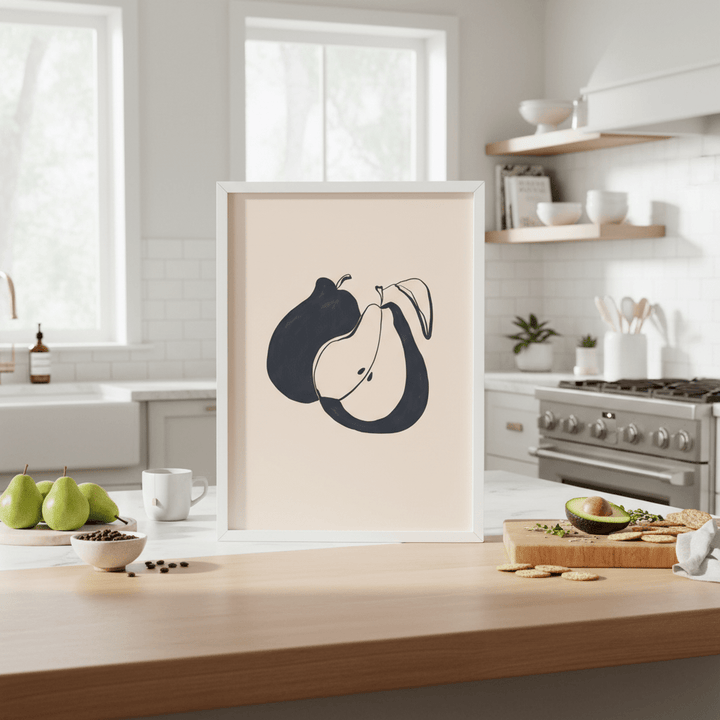 Pears by Ivy Green Illustrations wall - art - picture - poster