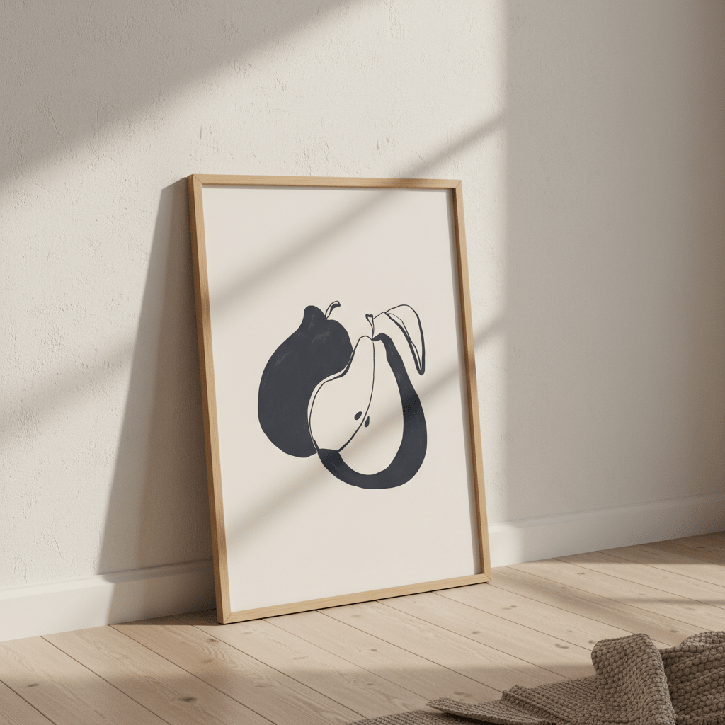 Pears by Ivy Green Illustrations wall - art - picture - poster