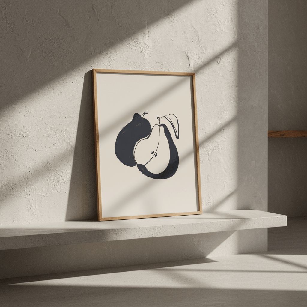 Pears by Ivy Green Illustrations wall - art - picture - poster