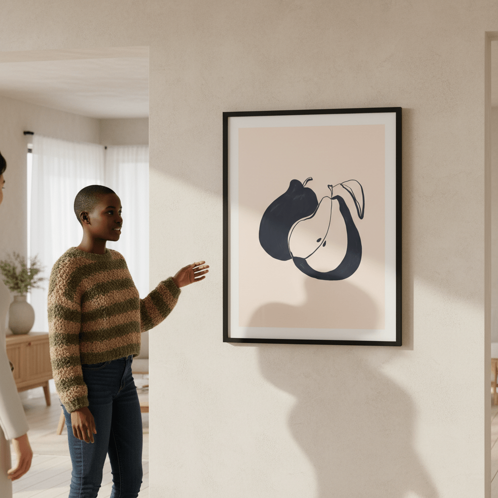 Pears by Ivy Green Illustrations wall - art - picture - poster
