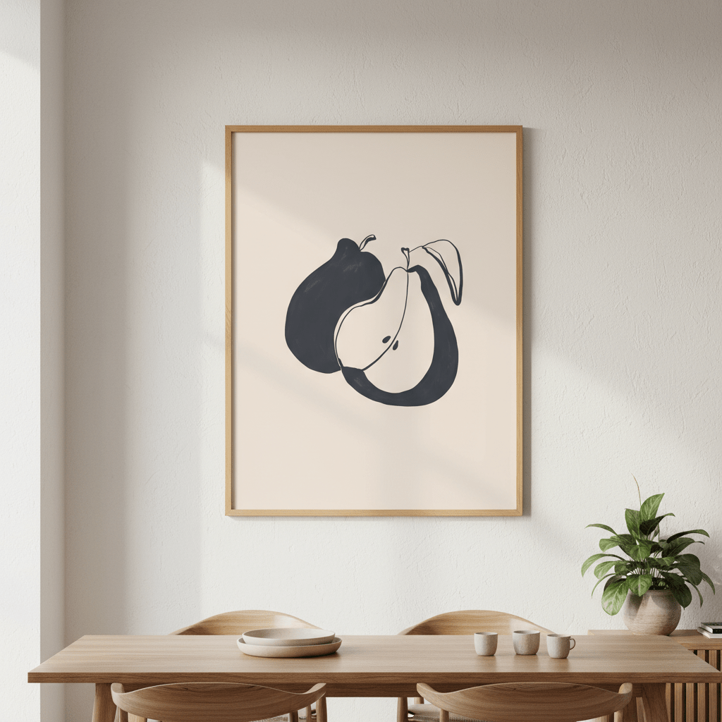 Pears by Ivy Green Illustrations wall - art - picture - poster
