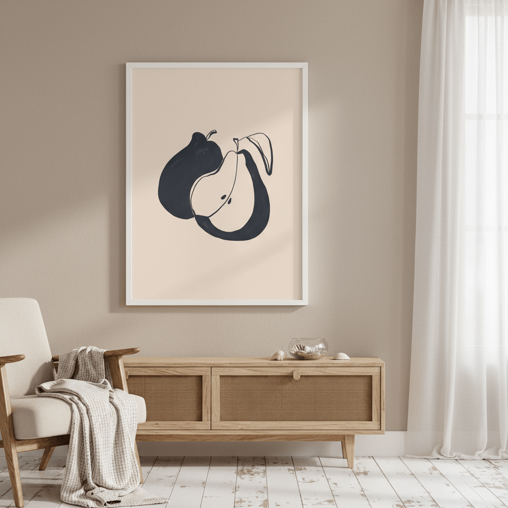 Pears by Ivy Green Illustrations wall - art - picture - poster