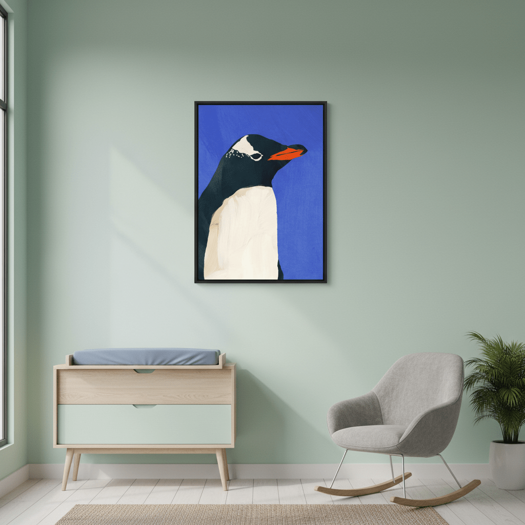 Penguin By Henry Rivers wall - art - picture - poster