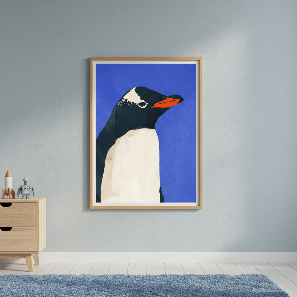 Penguin By Henry Rivers wall - art - picture - poster