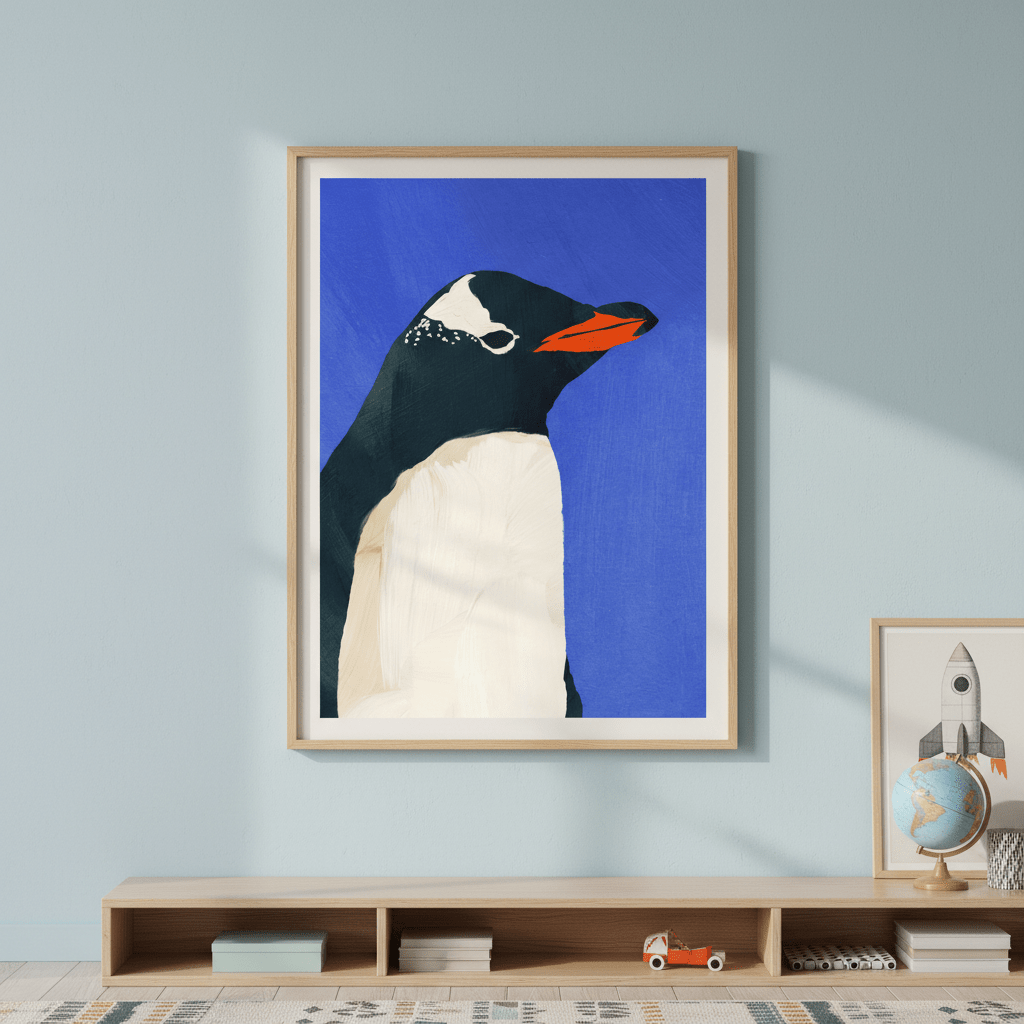 Penguin By Henry Rivers wall - art - picture - poster
