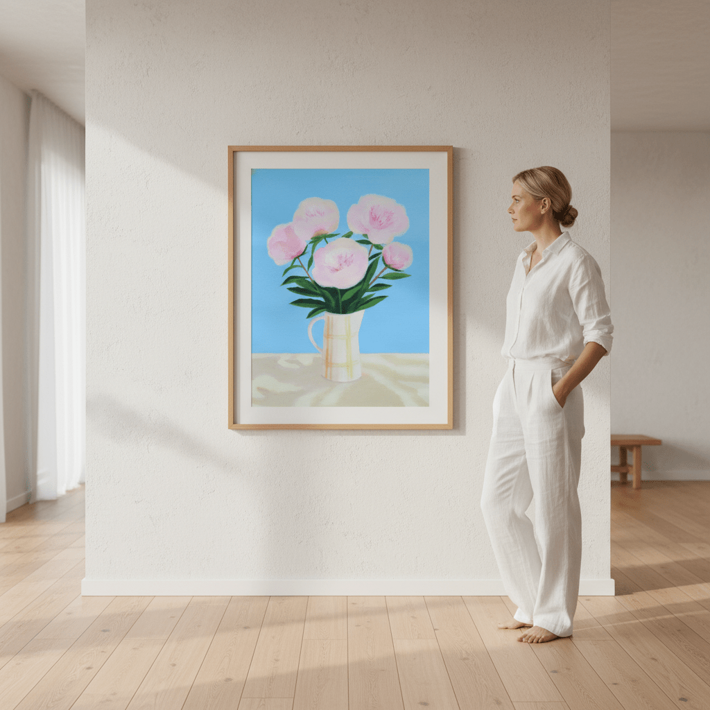 Peonies by Ieva Baklane wall - art - picture - poster