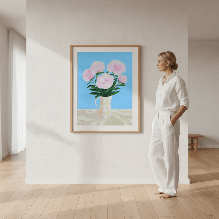 Peonies by Ieva Baklane wall - art - picture - poster