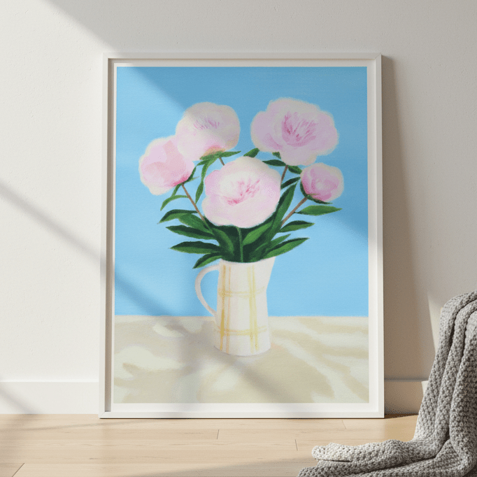 Peonies by Ieva Baklane wall - art - picture - poster