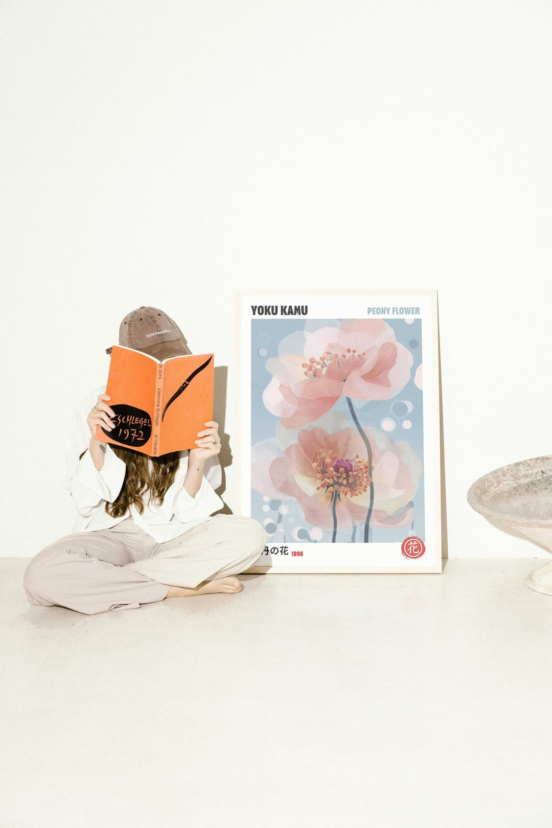 Peony Flower 1988 By Yoku Kamu wall - art - picture - poster