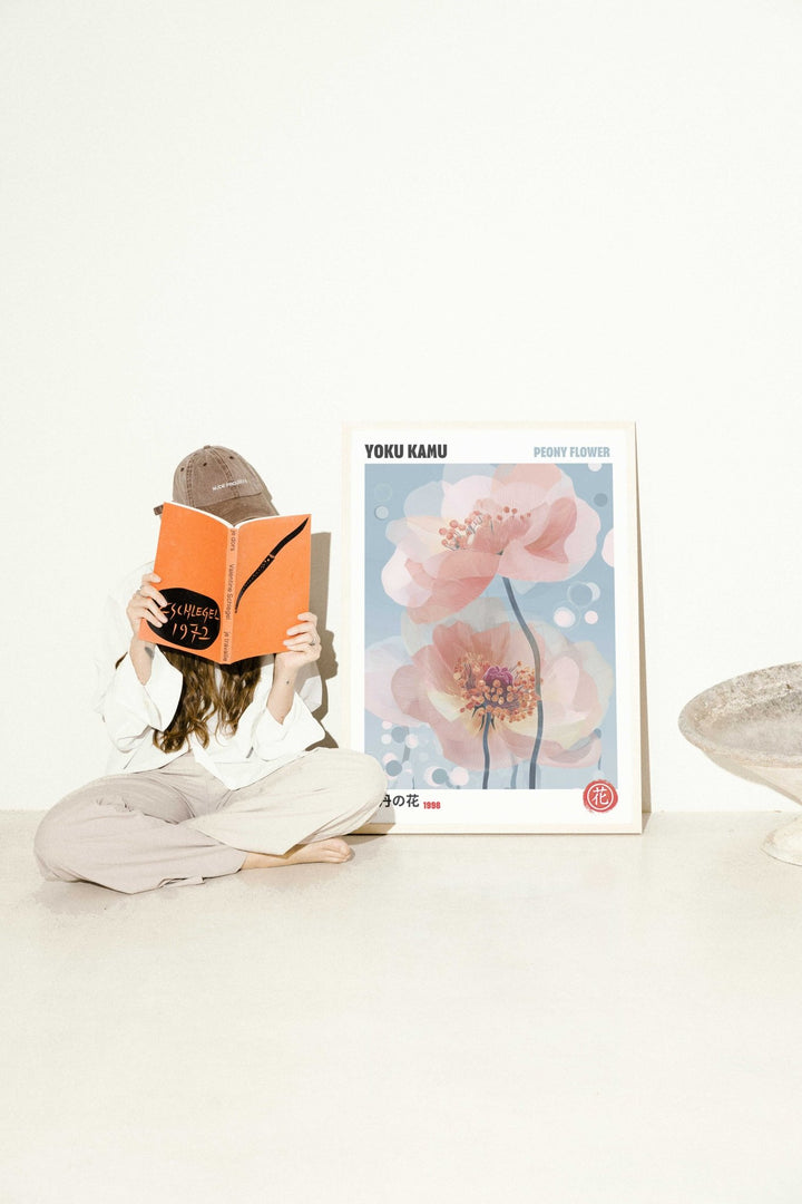 Peony Flower 1988 By Yoku Kamu wall - art - picture - poster