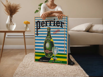 Perrier Eau Minerale Vintage Poster wall - art - picture - poster