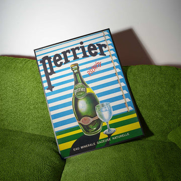Perrier Eau Minerale Vintage Poster wall - art - picture - poster