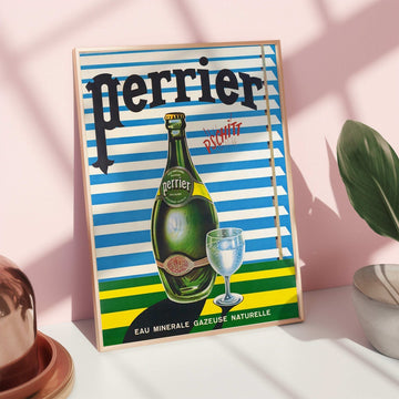 Perrier Eau Minerale Vintage Poster wall - art - picture - poster