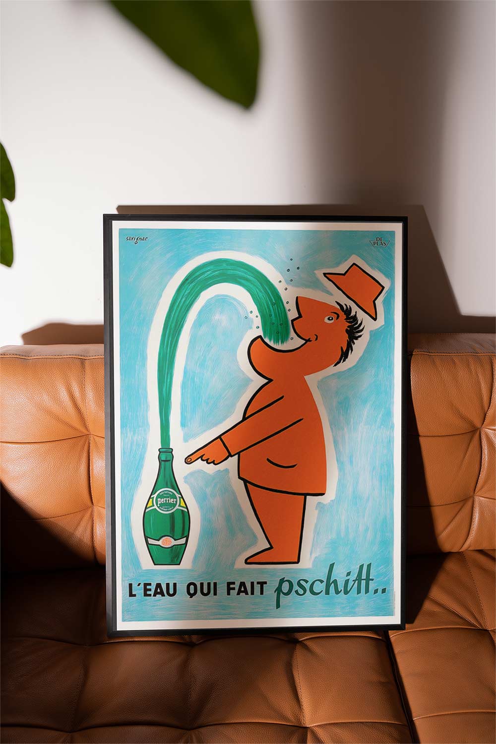 Perrier Pschitt Vintage French Advertising Poster wall - art - picture - poster