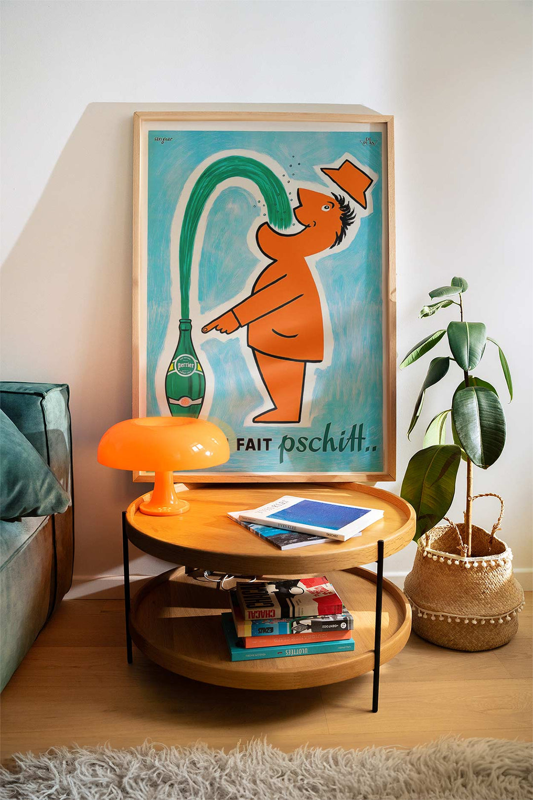 Perrier Pschitt Vintage French Advertising Poster wall - art - picture - poster