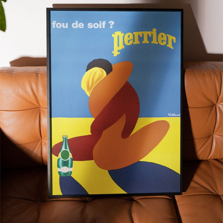 Perrier Vintage Bar Art wall - art - picture - poster