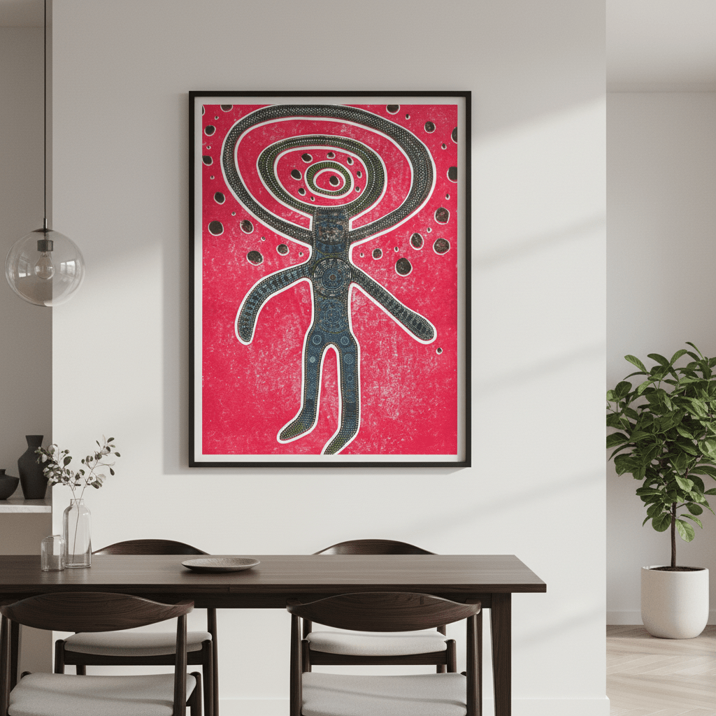 Petroglyph by Sven Reubens wall - art - picture - poster