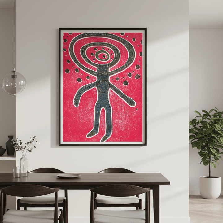 Petroglyph by Sven Reubens wall - art - picture - poster