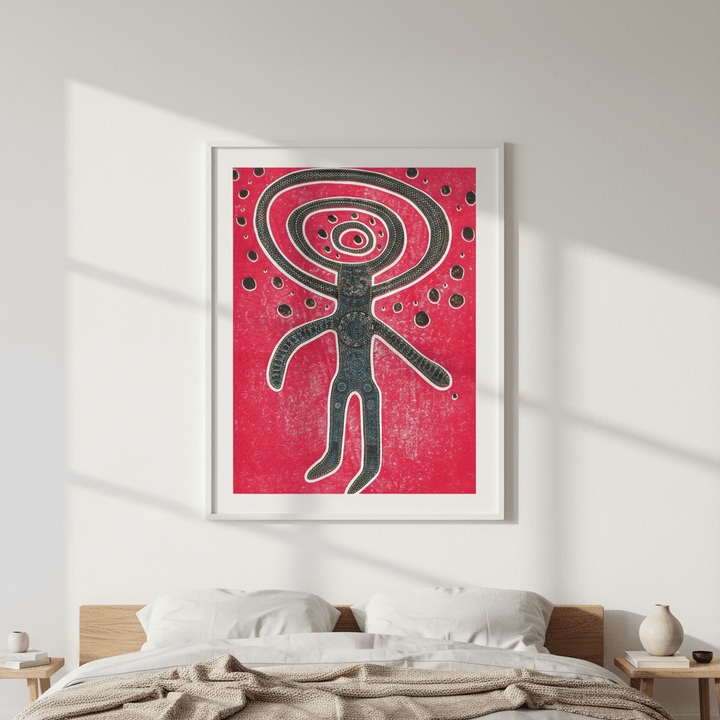 Petroglyph by Sven Reubens wall - art - picture - poster