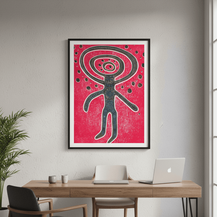 Petroglyph by Sven Reubens wall - art - picture - poster