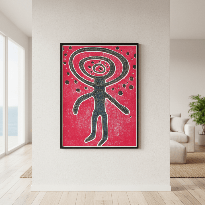 Petroglyph by Sven Reubens wall - art - picture - poster