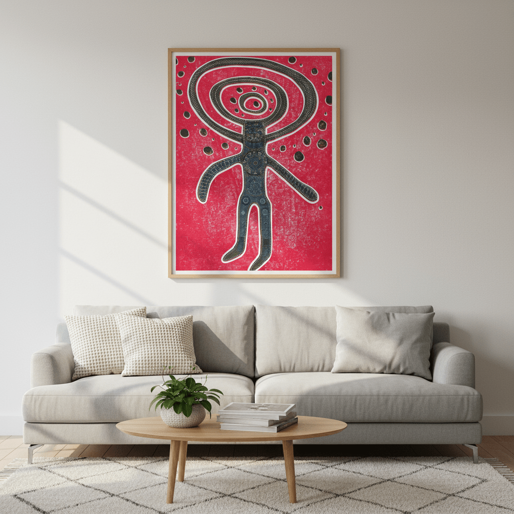 Petroglyph by Sven Reubens wall - art - picture - poster