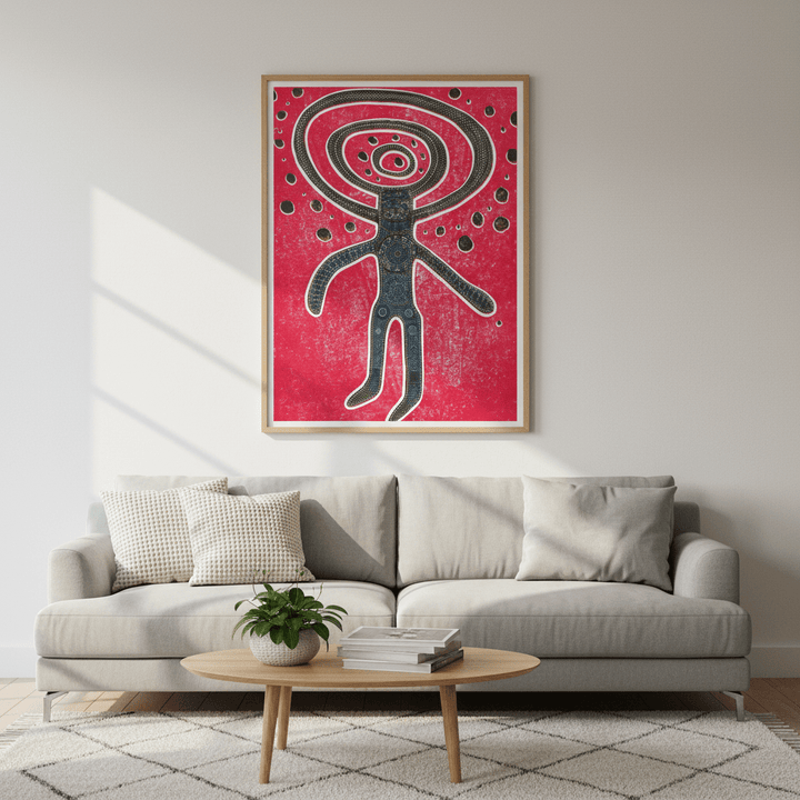 Petroglyph by Sven Reubens wall - art - picture - poster