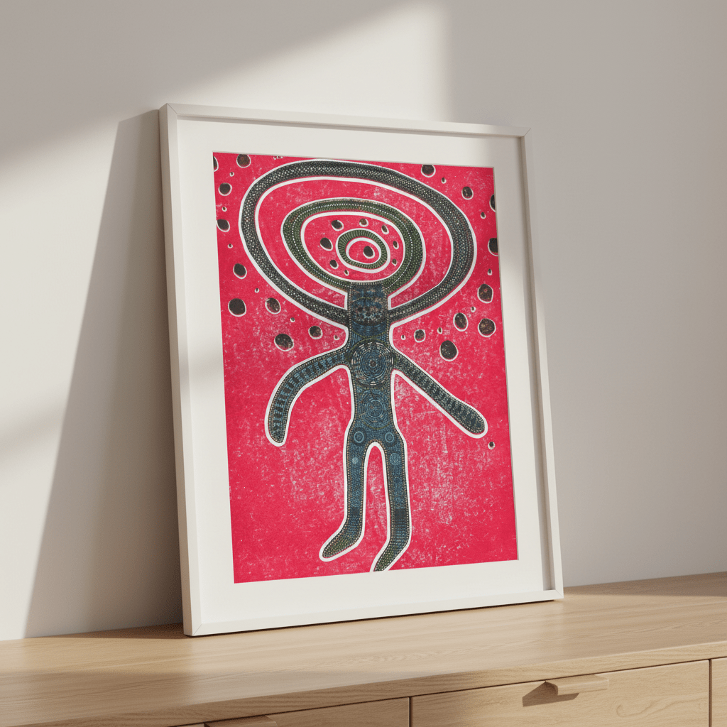 Petroglyph by Sven Reubens wall - art - picture - poster