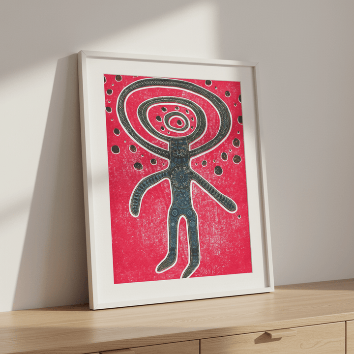 Petroglyph by Sven Reubens wall - art - picture - poster