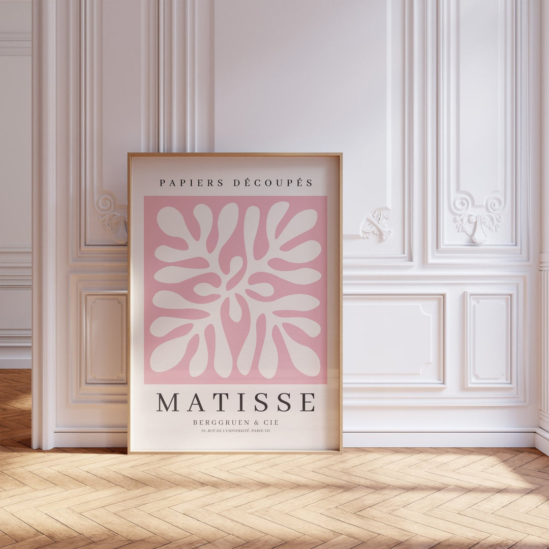 Pink Coral Wall Art By Henri Matisse - Style My Wall