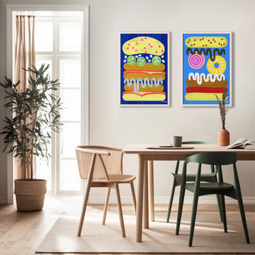 Summer Cluck Set of 2 by Kasia Sykus | Art & Canvas Print