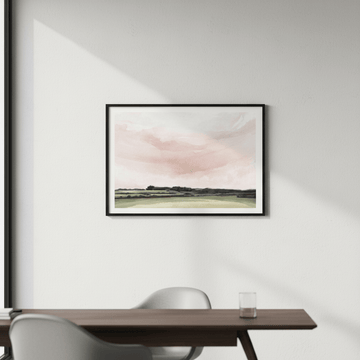 Pink Esk Lynn View Tasmania by Deer Muskeeter wall - art - picture - poster