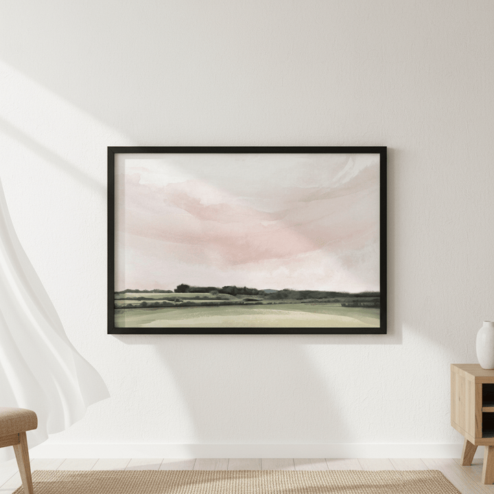 Pink Esk Lynn View Tasmania by Deer Muskeeter wall - art - picture - poster