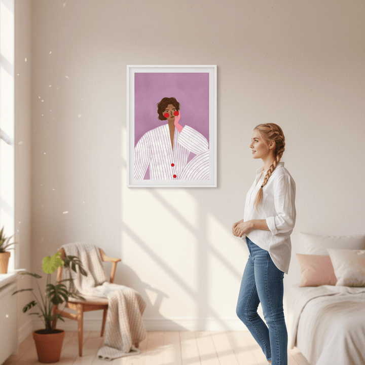 Pink Glove by Bea Muller wall - art - picture - poster