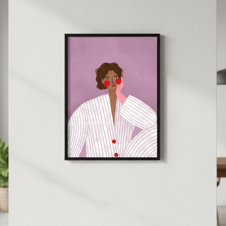 Pink Glove by Bea Muller wall - art - picture - poster
