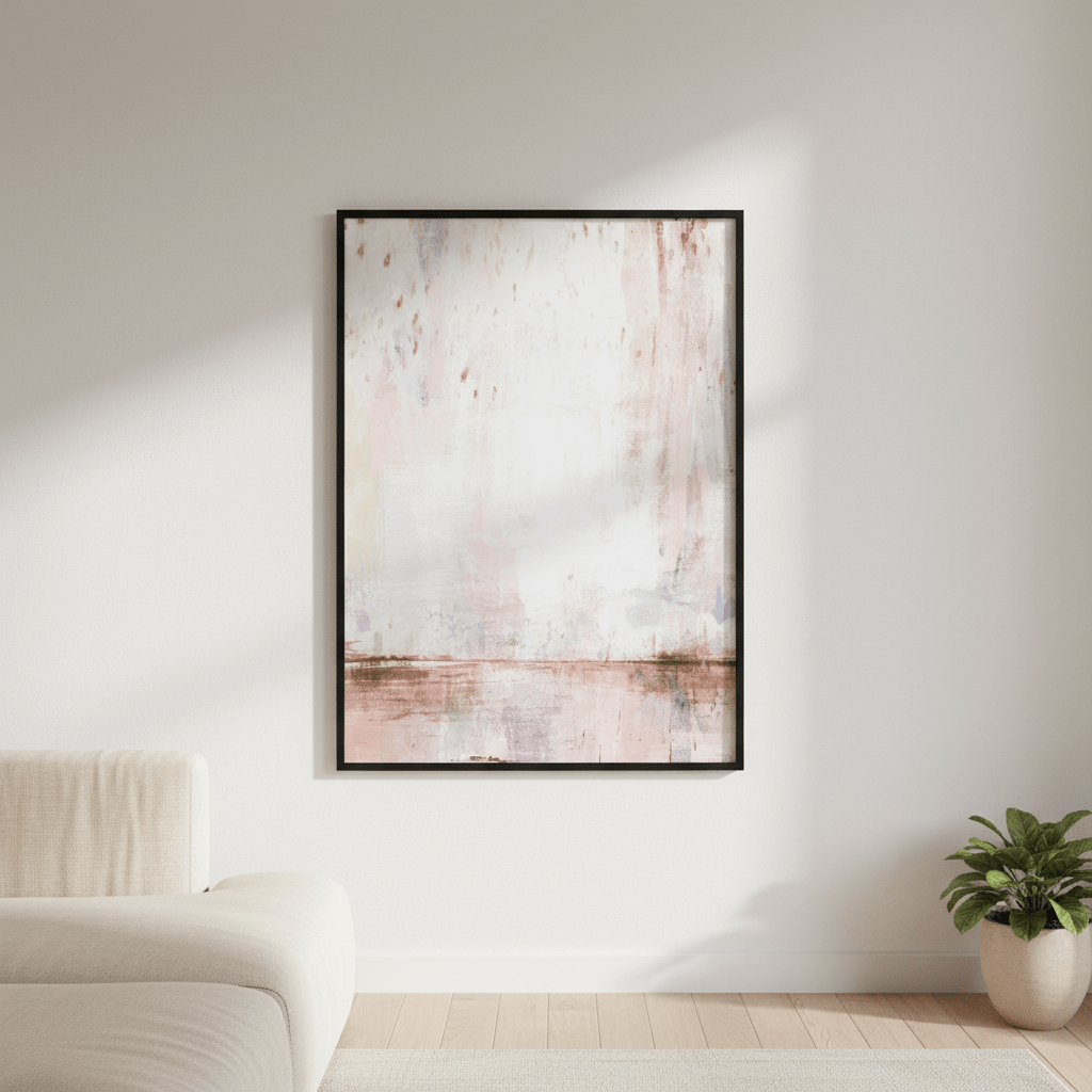Pink Ocean by Deer Muskeeter wall - art - picture - poster