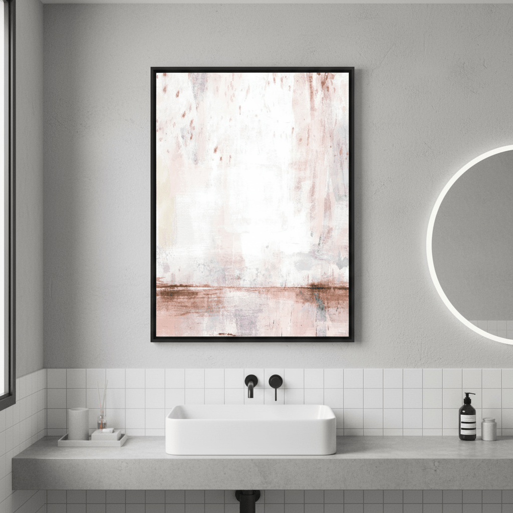 Pink Ocean by Deer Muskeeter wall - art - picture - poster