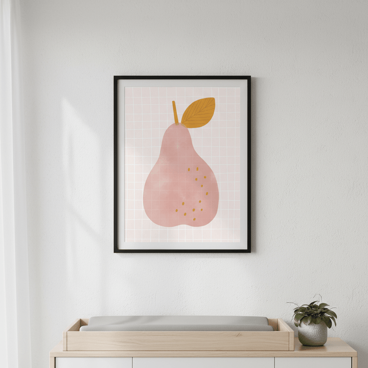Pink Pear by Menina Lisboa wall - art - picture - poster