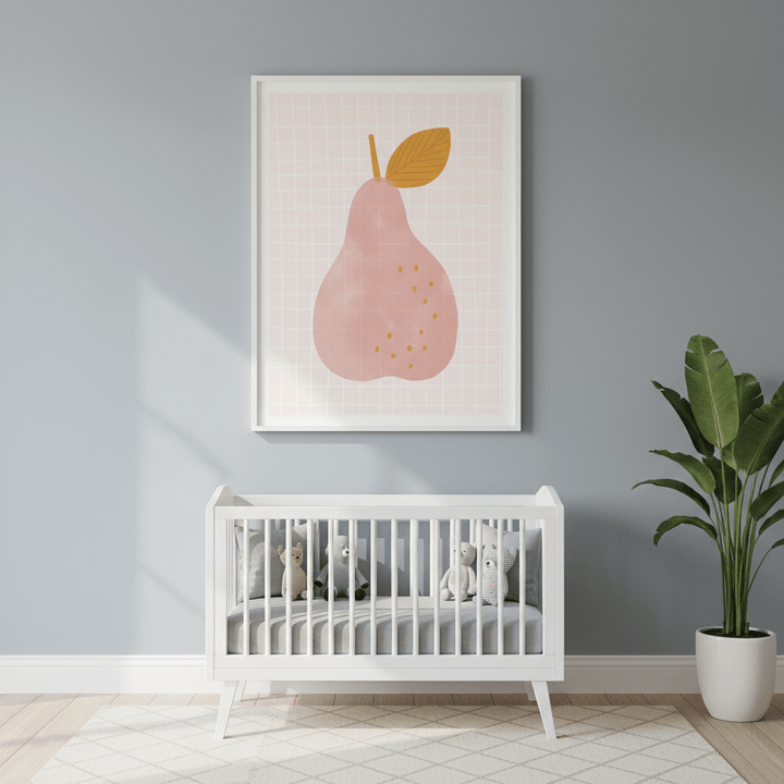 Pink Pear by Menina Lisboa wall - art - picture - poster