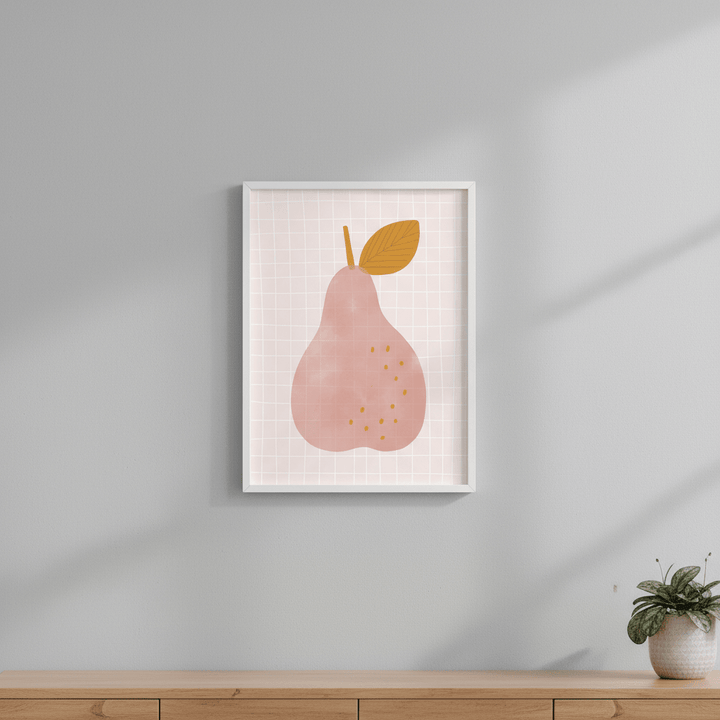 Pink Pear by Menina Lisboa wall - art - picture - poster