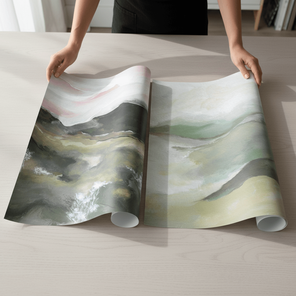 Pink Recollections Duo by Josephine Wianto wall - art - picture - poster