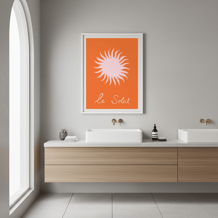 Pink Soleil by Ivy Green Illustrations wall - art - picture - poster