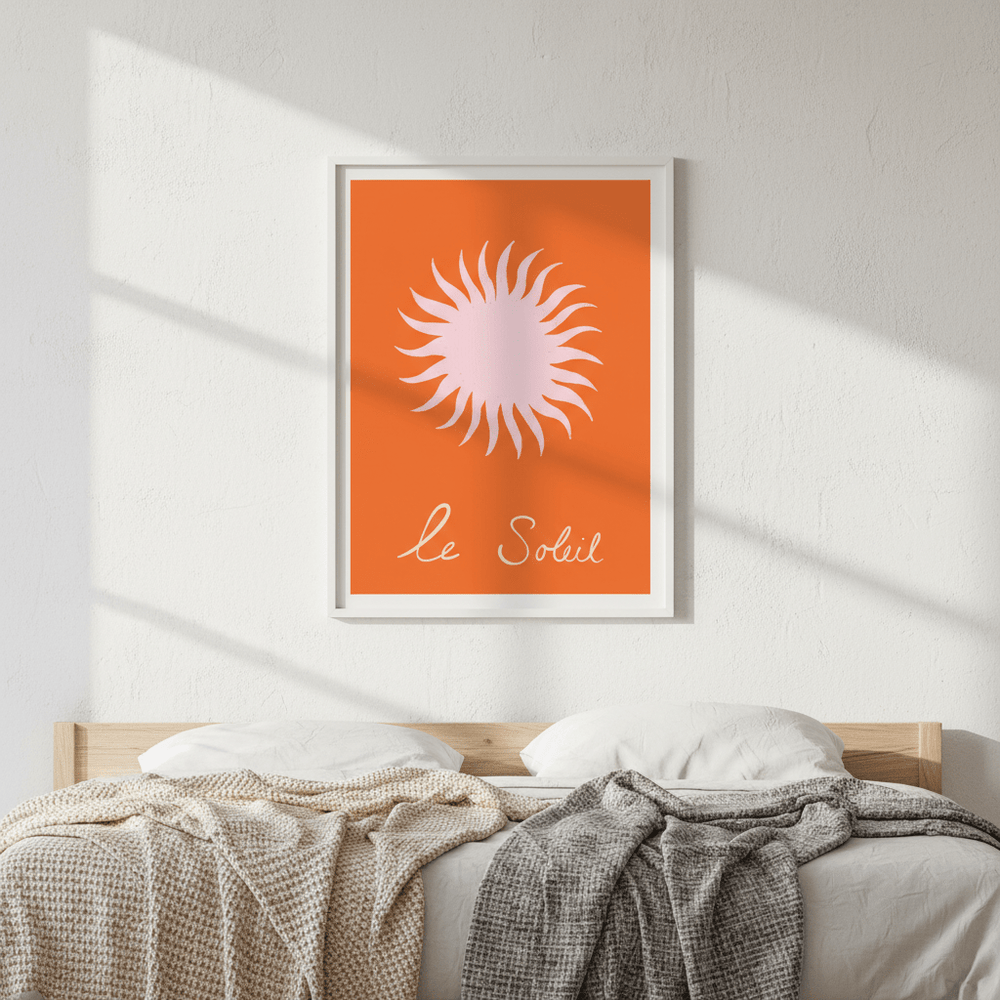 Pink Soleil by Ivy Green Illustrations wall - art - picture - poster