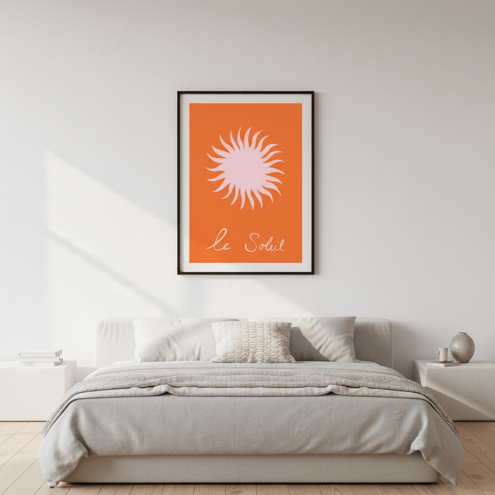Pink Soleil by Ivy Green Illustrations wall - art - picture - poster