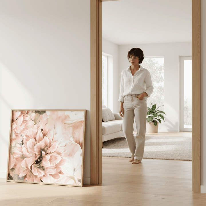 Pink Spring by Deer Muskeeter wall - art - picture - poster