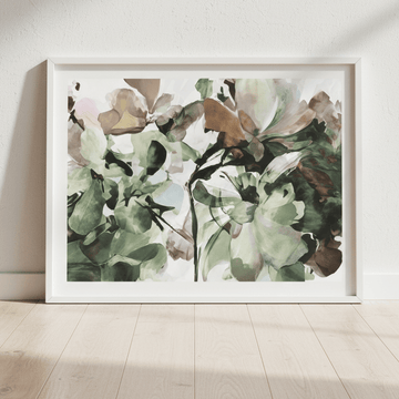 Pistachio Hydrangea by Deer Muskeeter wall - art - picture - poster