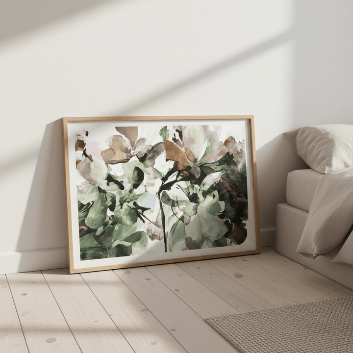 Pistachio Hydrangea by Deer Muskeeter wall - art - picture - poster