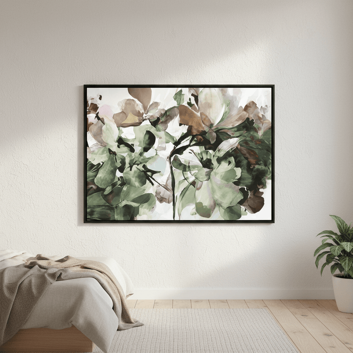 Pistachio Hydrangea by Deer Muskeeter wall - art - picture - poster