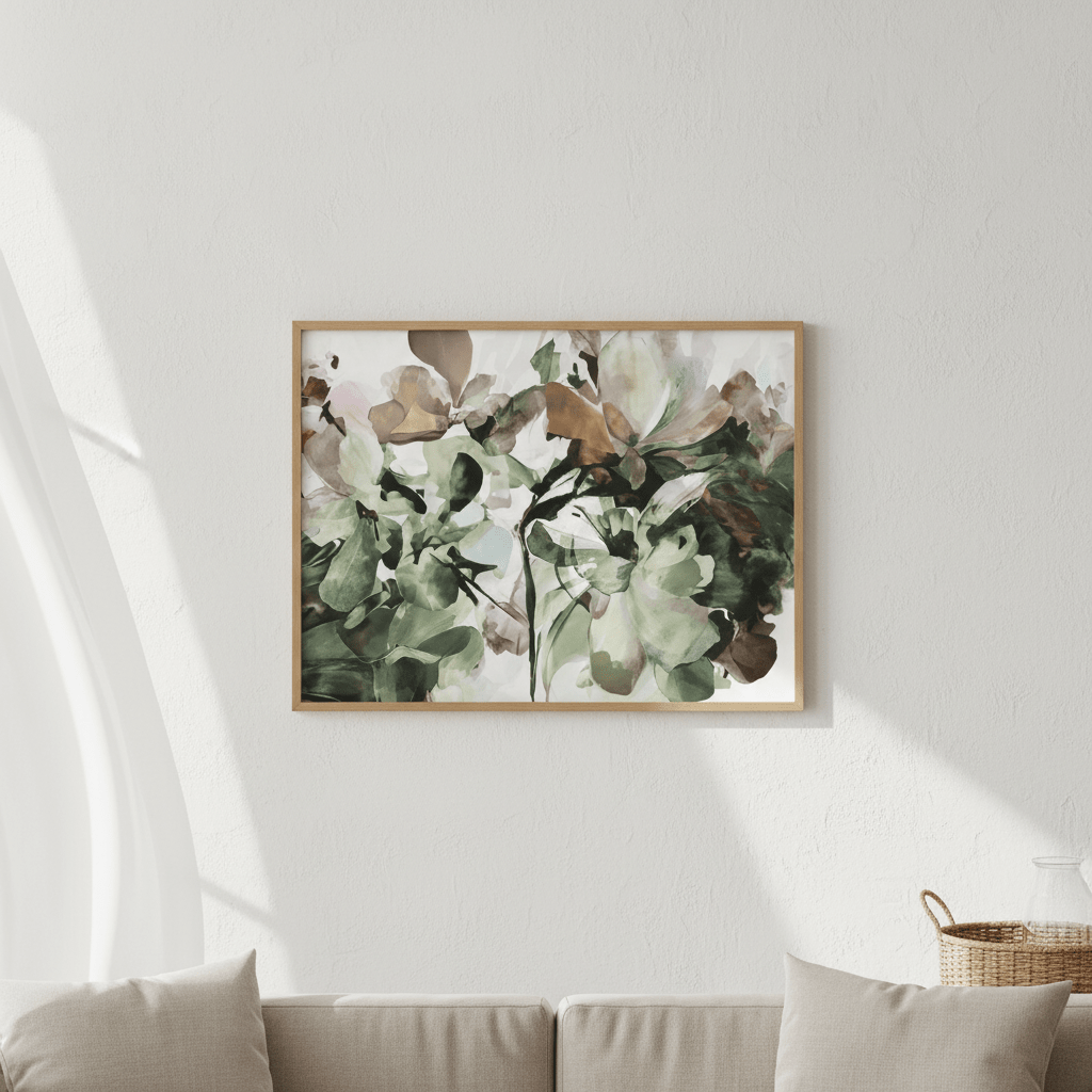 Pistachio Hydrangea by Deer Muskeeter wall - art - picture - poster