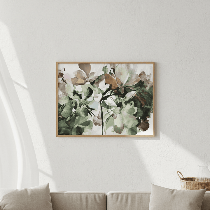 Pistachio Hydrangea by Deer Muskeeter wall - art - picture - poster